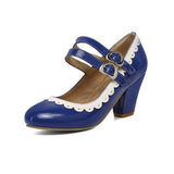 Chaussures des années 50 retro vintage pin-up femme