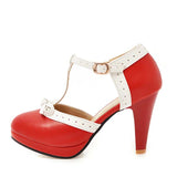 Escarpins années 50 vintage femme retro rockabilly pin-up