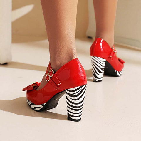 Escarpins années 50 zèbre pin-up vintage retro rockabilly