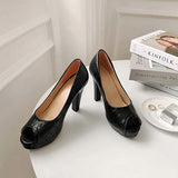 Escarpins rockabilly noirs croco vintage retro pin-up années 50