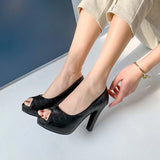 Escarpins noirs croco rockabilly vintage retro pin-up années 50