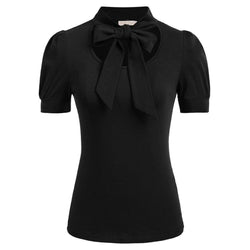 Haut noir cintré années 50 vintage retro pin-up