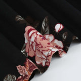 Jupe année 50 fleur imprimé vintage retro pin-up