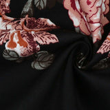 Jupe imprimé vintage fleur année 50 retro rockabilly