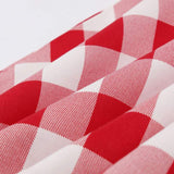 Jupe année 50 rouge paysanne vintage retro pin-up