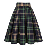 Jupe paysanne année 50 verte vintage retro pin-up