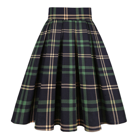 Jupe verte paysanne année 50 vintage retro rockabilly