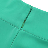 Jupe année 50 balançoire vert vintage retro pin-up