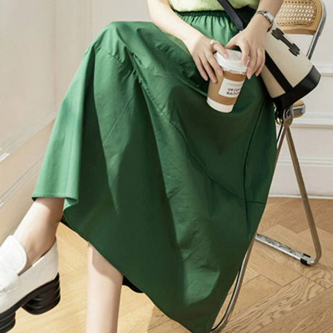 Jupe année 50 vintage mi-longue retro rockabilly pin-up