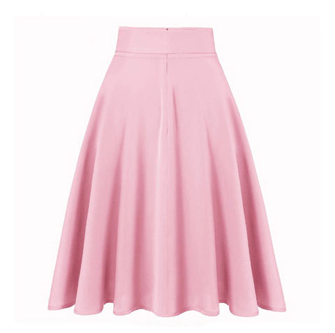 Jupe années 50 plissée vintage retro rockabilly pin-up