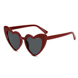lunette coeur rouge