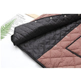 Parka matelassée années 50 noir femme vintage retro coat