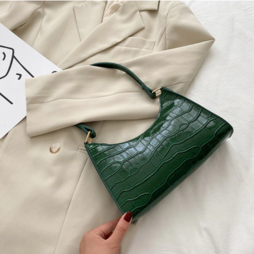 Petit Sac Vert Fifties Vintage Ligne Authentique Rare