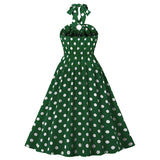 Robe années 50 à pois vintage retro pin-up rockabilly