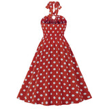 Robe pois années 1950 vintage retro rockabilly dress