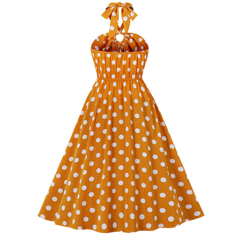 Robe pois vintage années 50 retro pin-up rockabilly dress