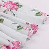 Robe année 50 blanche retro vintage dress pin-up rockabilly