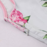 Robe blanche année 50 vintage retro dress pin-up rockabilly