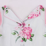 Robe année 50 blanche vintage dress retro pin-up