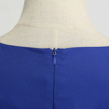 Robe année 50 vintage bleu nuit retro dress pin-up