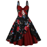 Robe année 50 vintage Constance Towers retro pin-up dress