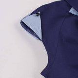 Robe bleu marine années 50 vintage retro dress pin-up