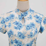 Robe années 50 crayon à fleurs vintage dress retro pin-up rockabilly