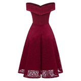 Robe dentelle retro vintage années 50 pin-up dress rockabilly