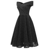 Robe dentelle retro années 50 vintage pin-up dress rockabilly
