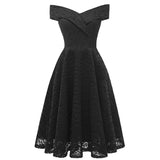 Robe vintage dentelle années 50 retro dress pin-up