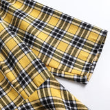 Robe jaune et noir à carreaux années 50 vintage retro rockabilly dress