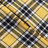 Robe vintage années 50 jaune et noir à carreaux retro pin-up dress