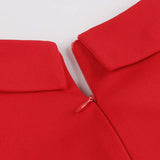 Robe rouge années 50 vintage retro dress pin-up