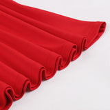Robe années 50 rouge retro vintage dress pin-up rockabilly