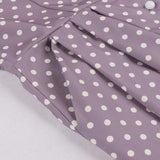 Robe années 50 vintage ceinturée à pois retro rockabilly dress