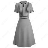 Robe Chaude Années 50 - Grise / S