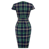 Robe vintage crayon années 50 retro pin-up dress femme