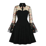 Robe de cérémonie années 50 retro vintage pin-up dress soirée