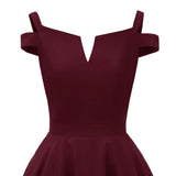 Robe Évasée Années 50 - Bleu / S