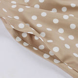 Robe années 50 longue à pois vintage pin-up dress rockabilly