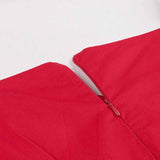 Robe rouge et noire gothique vintage années 50 retro pin-up dress