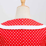 Robe vintage rouge années 50 pin-up red dress lady