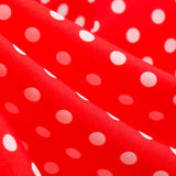 Robe années 50 rouge vintage retro red dress pin-up