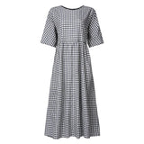 Robe Style Années 50 Grande Taille - Noir / L