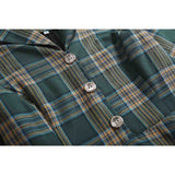 Robe verte à fleurs années 70 vintage retro seventies dress