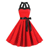 Robe vintage mariage chic dress retro femme élégant événement