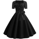 Robe années 50 classe vintage retro pin-up dress élégant rockabilly
