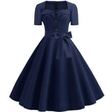 Robe années 50 vintage classe retro pin-up rockabilly dress