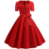 Robe années 50 vintage classe retro pin-up rockabilly dress