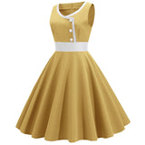 Robe Vintage Jaune